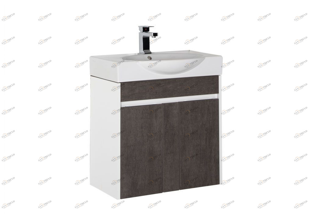 Тумба под раковину Aquanet Коста 65 белый/дуб антик sun-id-275371