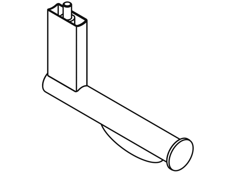 68425 Держатель рулона туалетной бумаги в комплекте HEWI System 900 - Вид №2