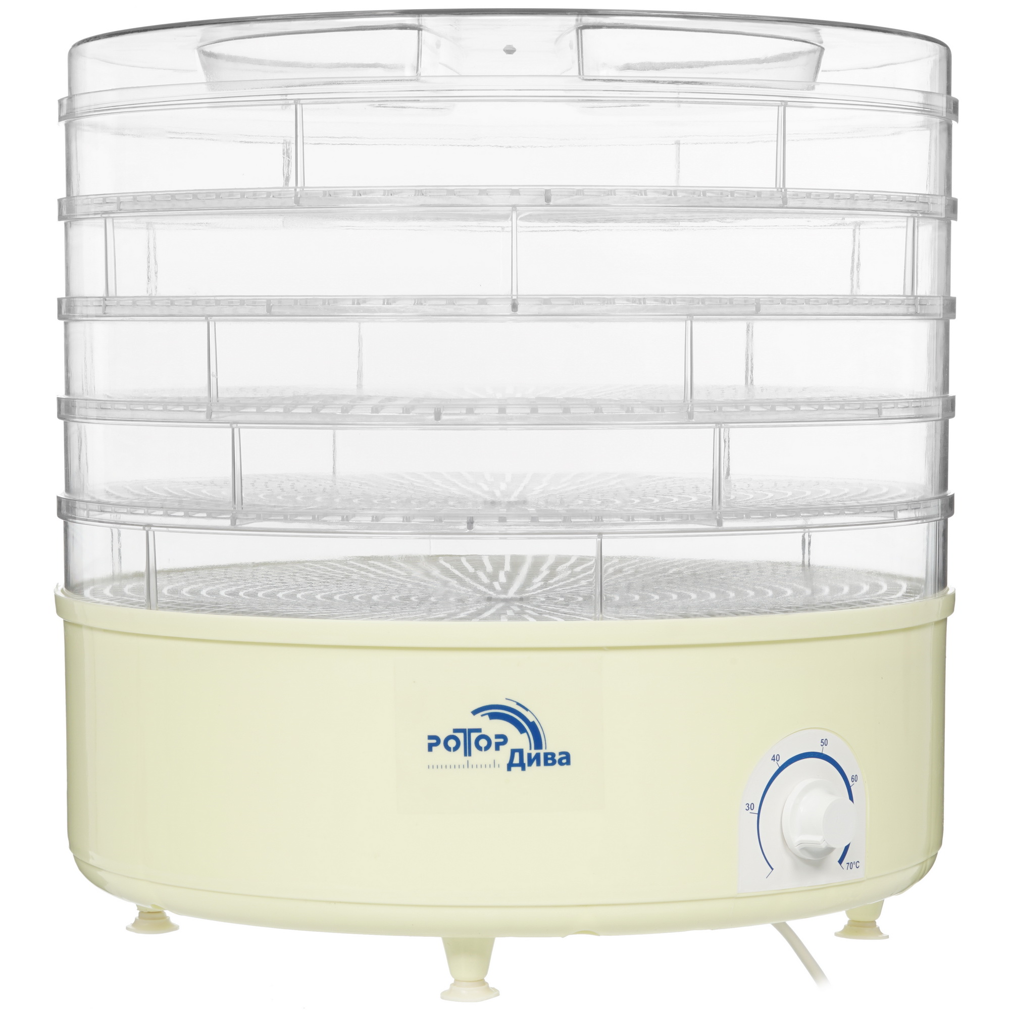 8122382 Сушилка для овощей и фруктов Ротор Дива СШ-007-10 белый STDN-0004437