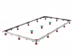 150184 MEPA  Подставки для душевых поддонов Монтажная рама SF прямоугольная XL 100/180 Сталь