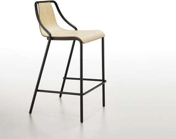 Midj Табурет металлический высокий со спинкой Ola sun-id-1460192 - Вид №2