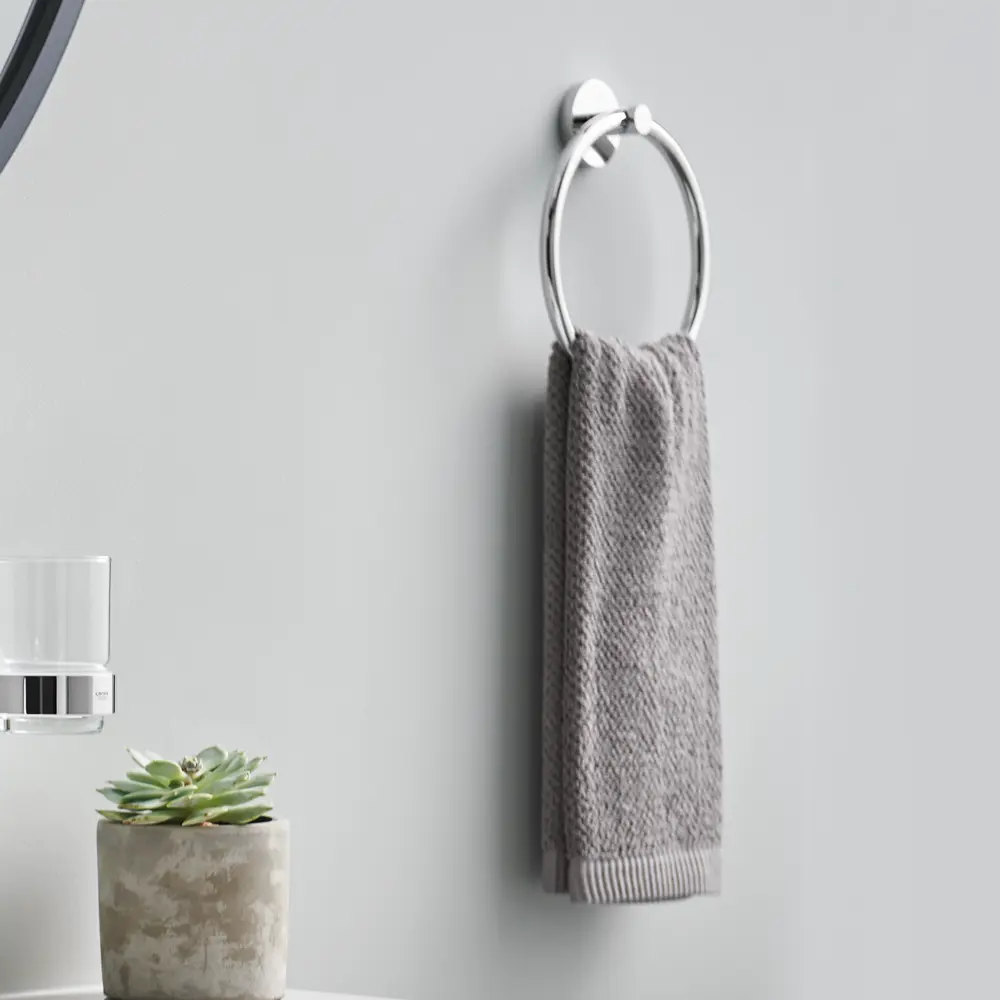 Держатель для полотенец Grohe Essential 40365001 кольцо цвет хром Essentials STLM-2148093 - Вид №10