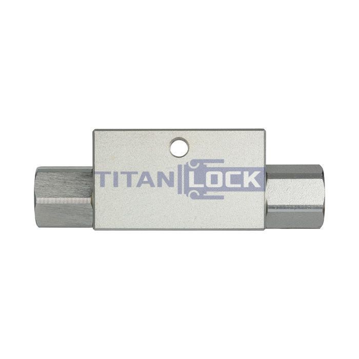 Гидрозамок двусторонний, 1.1/4", BP/BP, сталь, TLDHL1.1/4FF TITAN LOCK  - Вид №2