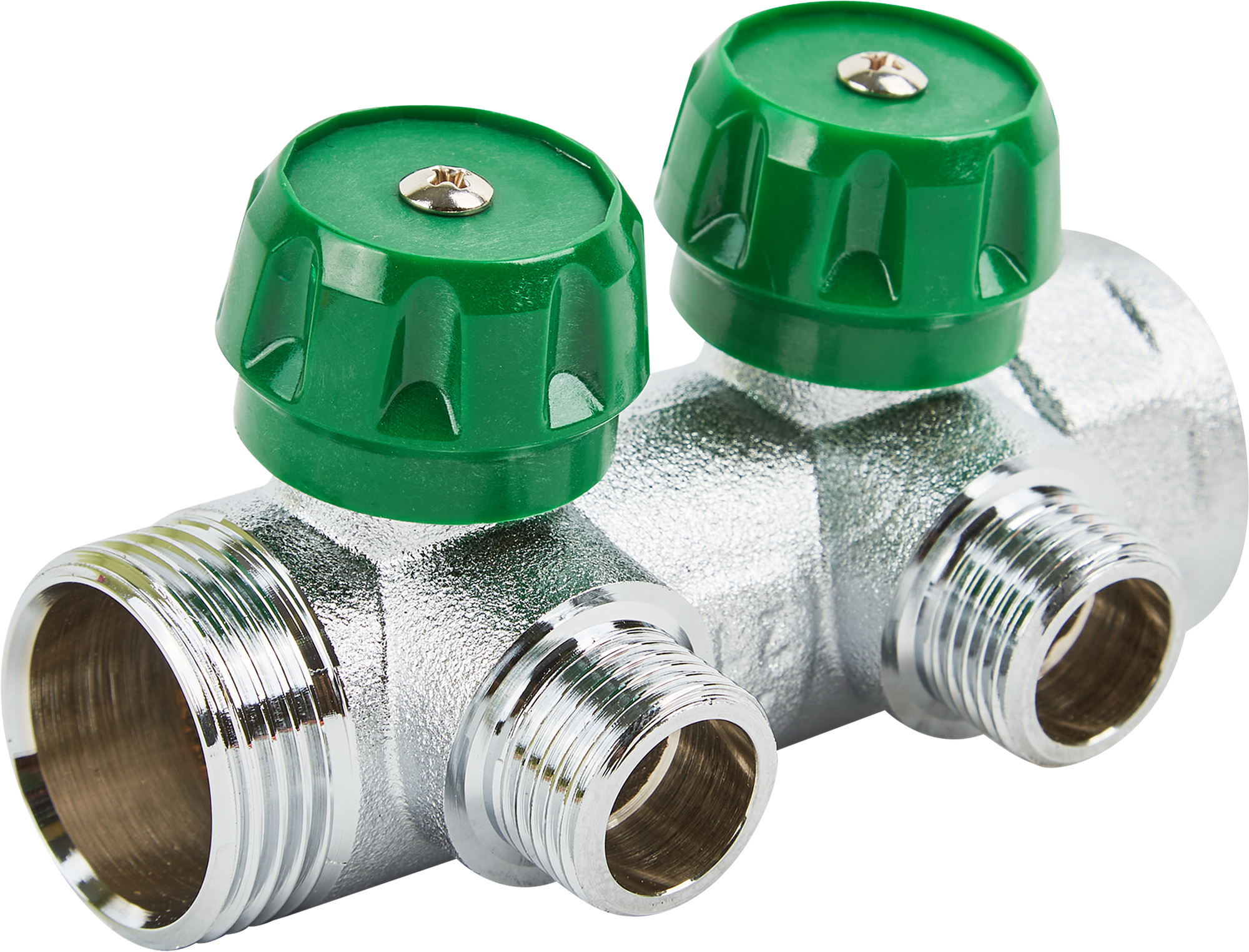 Коллектор распределительный STOUT 2 отвода 1"×1/2" для систем отопления 84868358 STLM-0056515