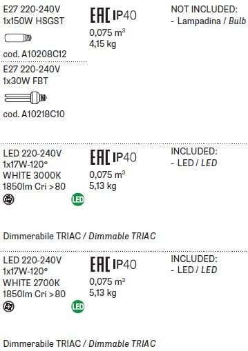 Стеклянный потолочный светильник Fabbian Cloudy ARCH-00103900 - Вид №7