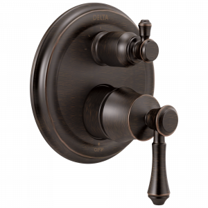 T24897-RB Трим клапана Traditional 2-Handle Monitor® серии 14 со встроенным переключателем на 3 положения Delta Faucet Delta Венецианская бронза
