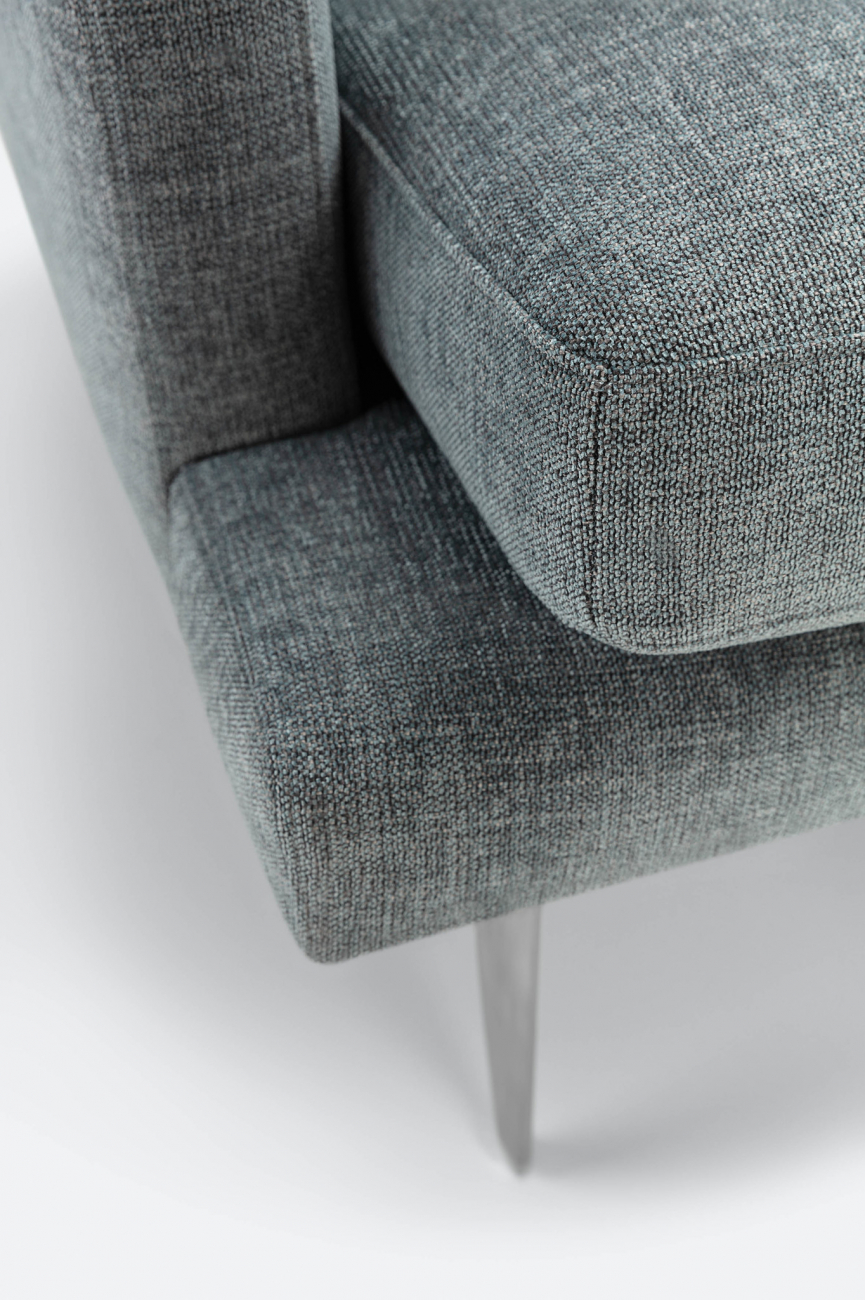 Диван Ludvig трехместный прямой серо-голубой SITS LUDVIG 192461 Серый  - Вид №2