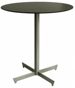 Vela Arredamenti Стол из нержавеющей стали с основанием 4 звезды Clif