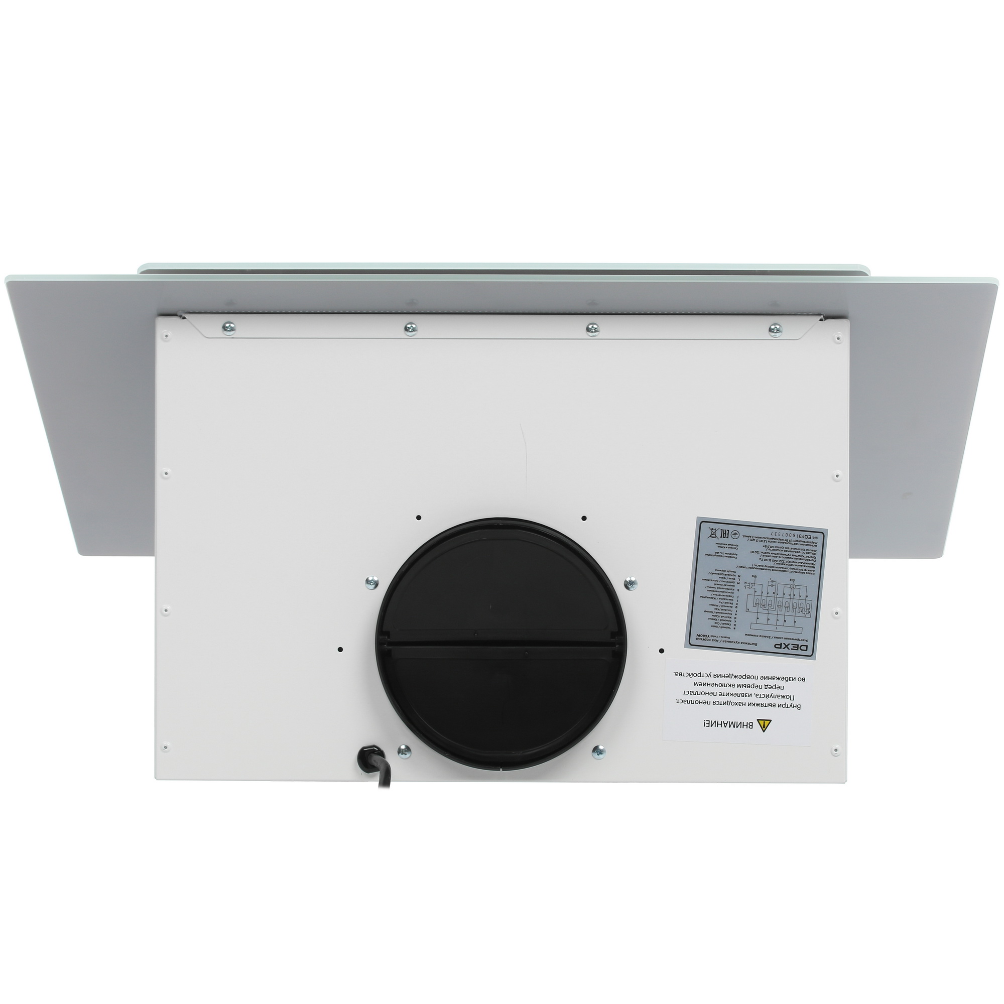 5410064 Вытяжка наклонная DEXP YC60W белый/белый STDN-0125095 - Вид №4