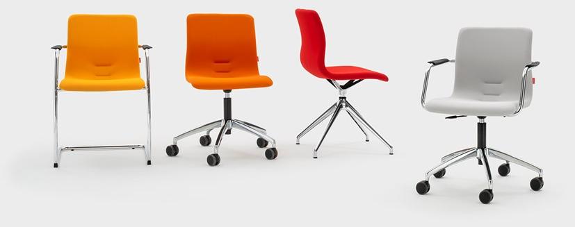 Viganò Поворотное офисное кресло из ткани на эстакаде Queen fabric sun-id-1499850 - Вид №2