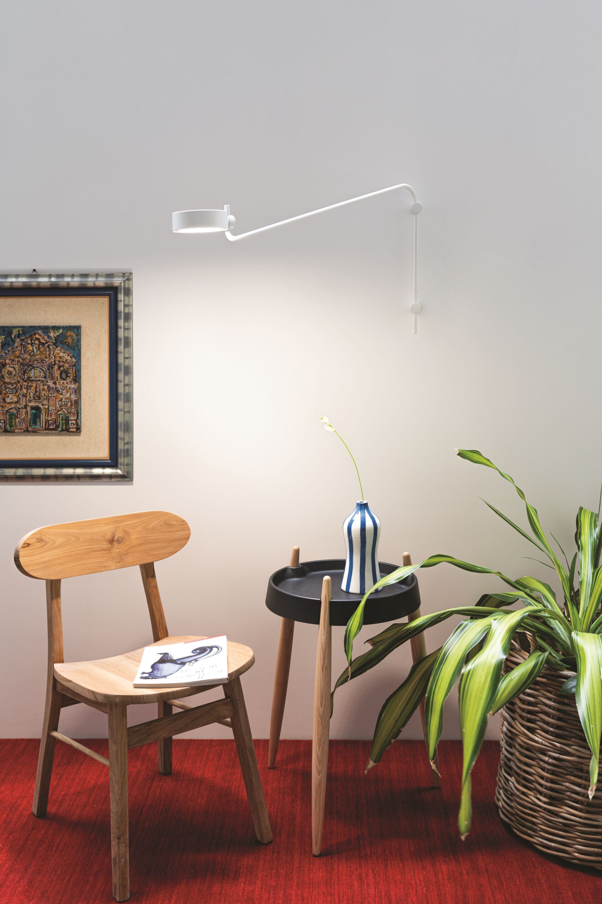 Алюминиевый регулируемый светодиодный настенный светильник с диммером Zafferano Super O ARCH-00047344 - Вид №1