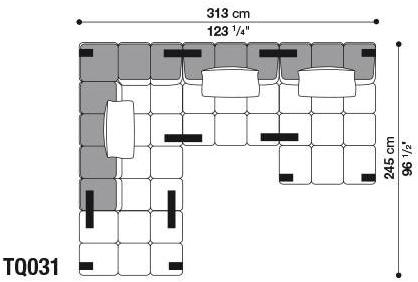 B&B Italia Модульный секционный диван Tufty time sun-id-1414316 - Вид №67