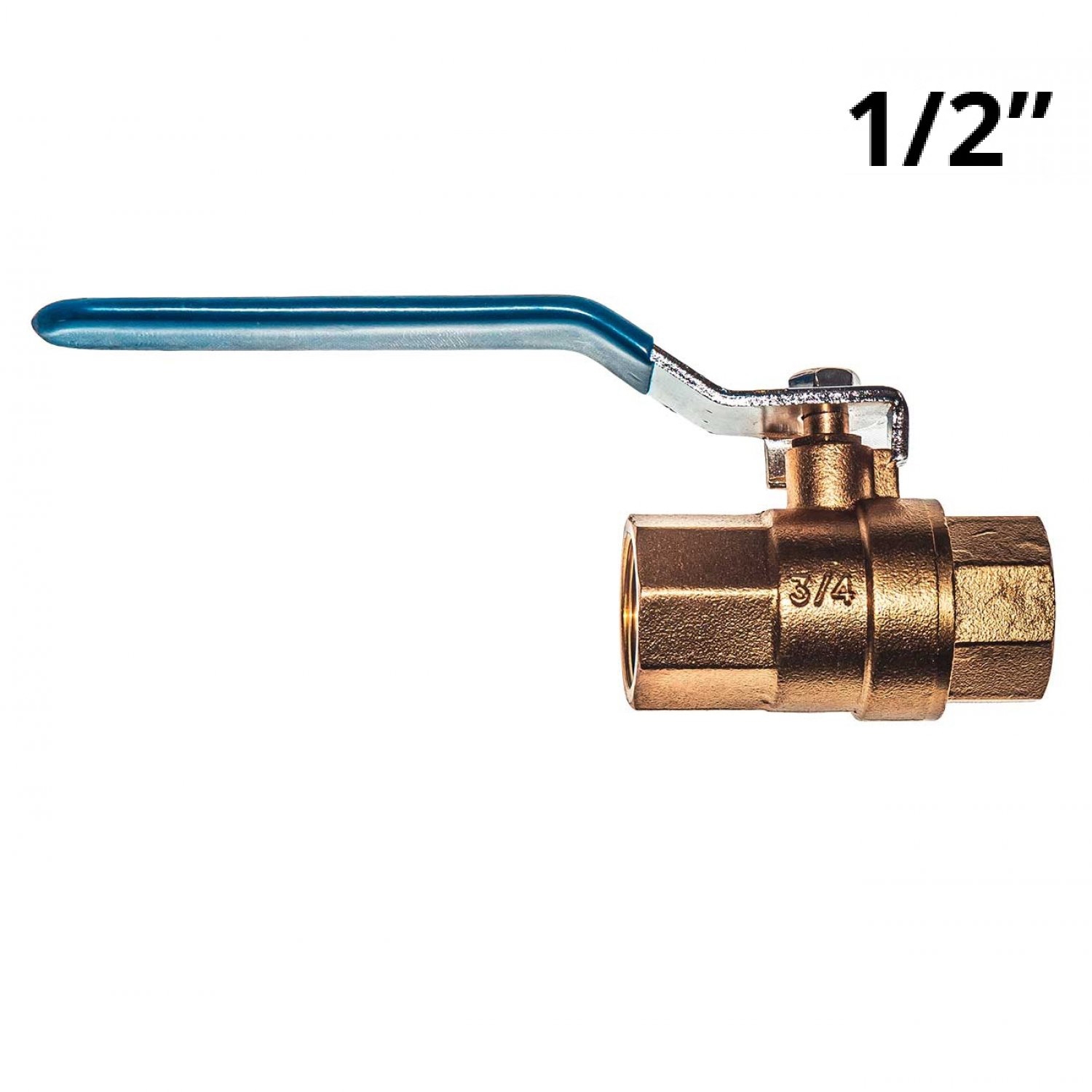 20501 Кран шаровой в/в 1/2" ручка, латунь LAB.Space  - Вид №3