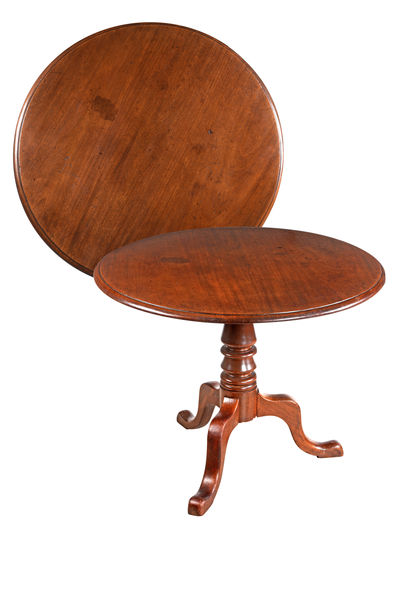 SOR27508 Стол-тренога из красного дерева ijlbrown  - Вид №3