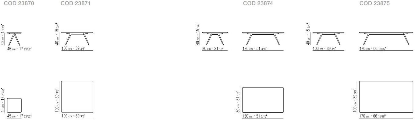 Flexform Круглый рабочий стол из дерева Zefiro sun-id-1388768 - Вид №3