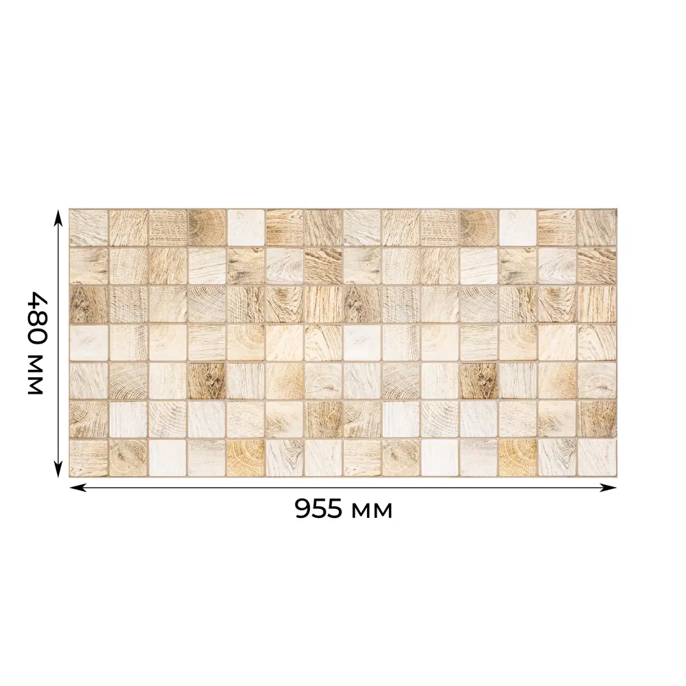 Панель ПВХ Прованский Лавандол 3x960x480 мм 0.46 м² Santreyd STLM-2142029 - Вид №5