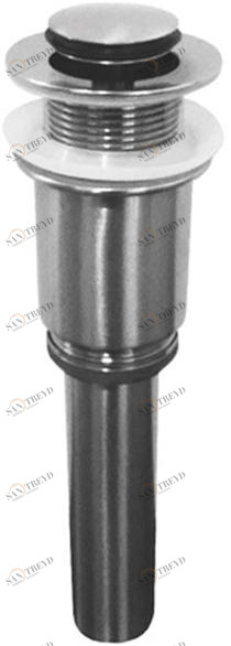 Blu Bathworks® Сифон из сатинированной латуни для умывальника  Tw120-s 