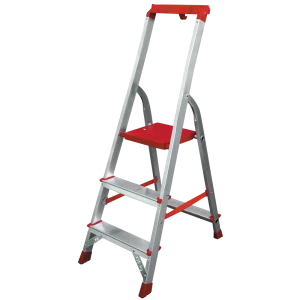 Стремянка с лотком для инструментов Новая Высота Артель 3 ступени алюминий