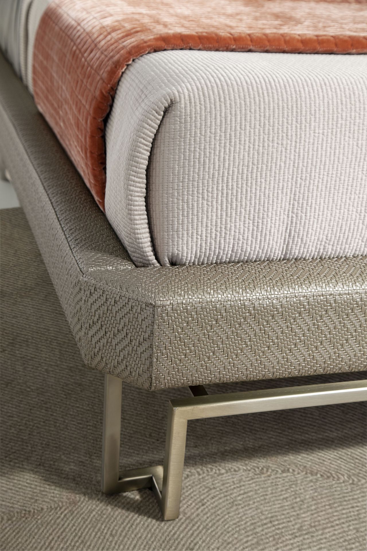 Двуспальная кровать из ткани с высоким изголовьем Hurtado Evolution ARCH-00034095 - Вид №13