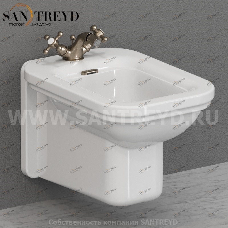 4125K3 Биде подвесное Waldorf Kerasan