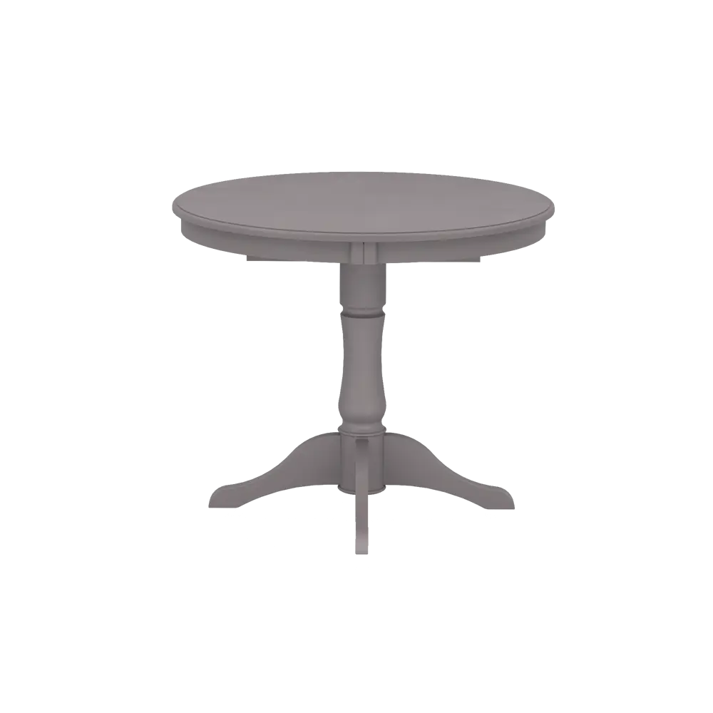 Стол кухонный Delinia Версаль раскладной 90-130x90 см круг дерево цвет графит STLM-2151488 - Вид №4