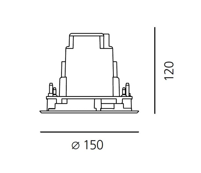 Утопленный потолок алюминиевый открытый прожектор Artemide Ego ARCH-00057547 - Вид №15