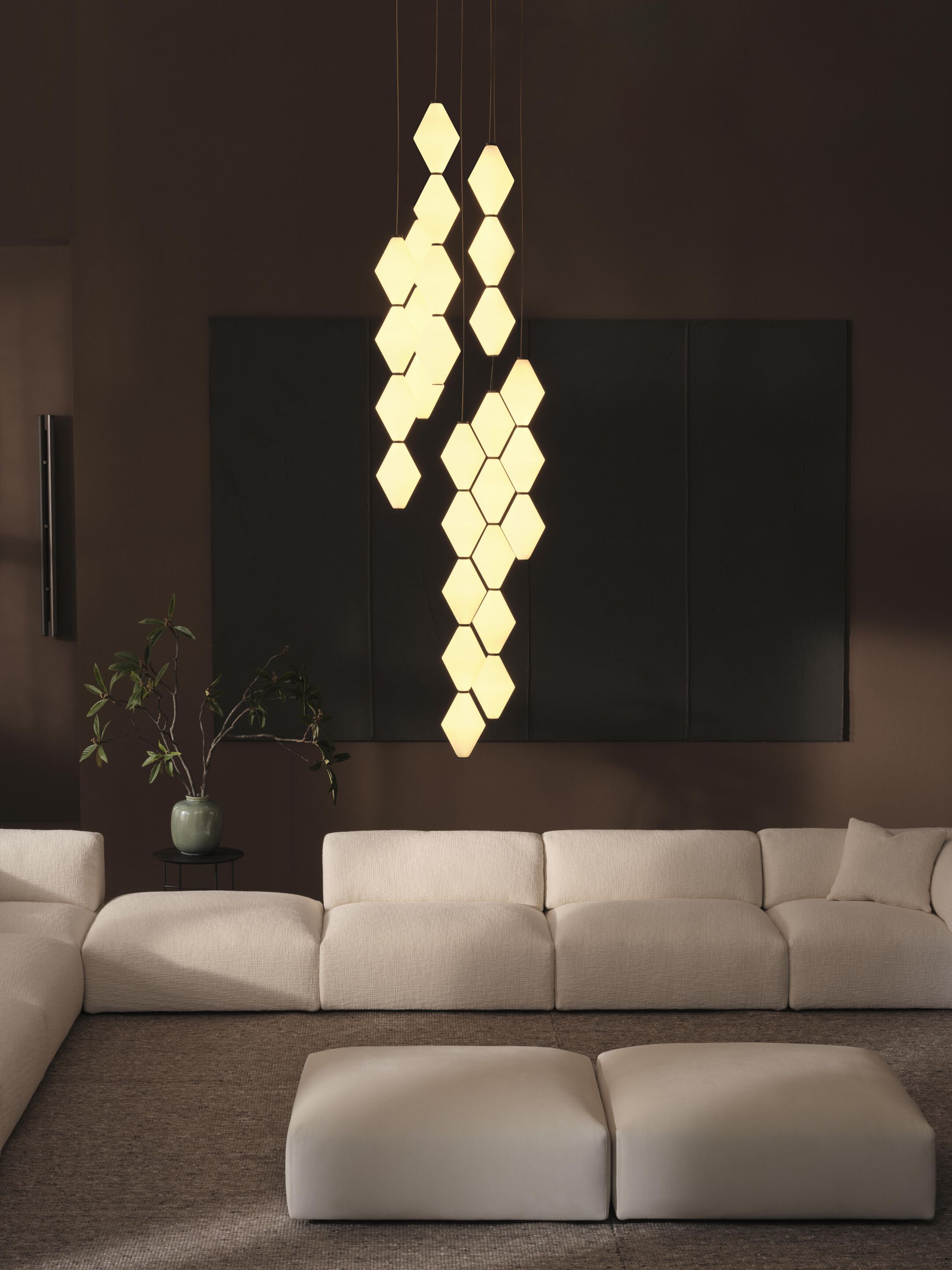 Модульная стеклянная светодиодная подвесная лампа DE PADOVA Helium Mini ARCH-00055138 - Вид №3