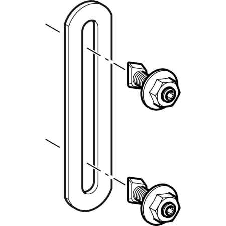461.022.00.1 Проушина Geberit GIS Geberit  - Вид №1