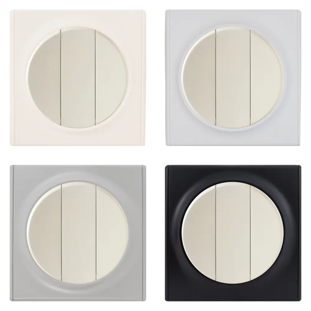 ONEKEYELECTRO Выключатель Florence 3-клавишный для люстр и светильников 82126997 STLM-0019882 - Вид №1