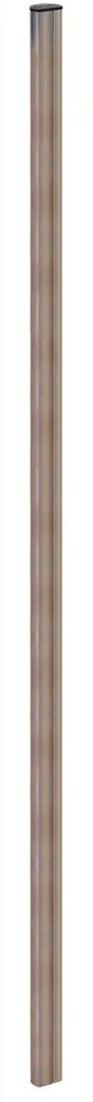 84834238 Столб ограждения ø51 мм h3 м оцинкованная сталь STLM-0055833
