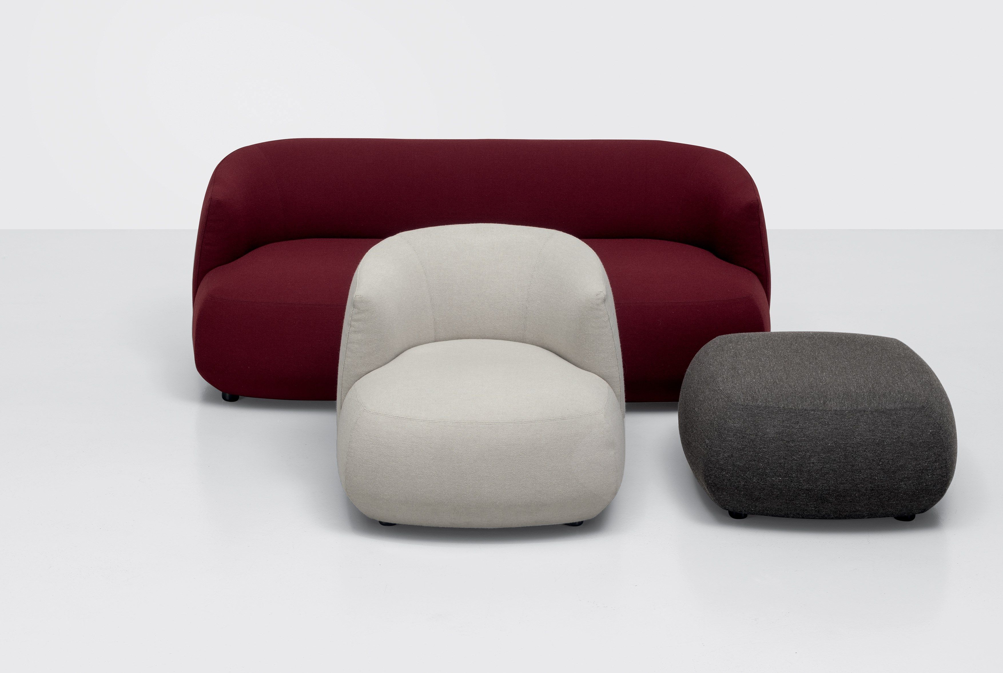 Большой съемный пуф из ткани Kristalia Brioni ARCH-00057501 - Вид №6