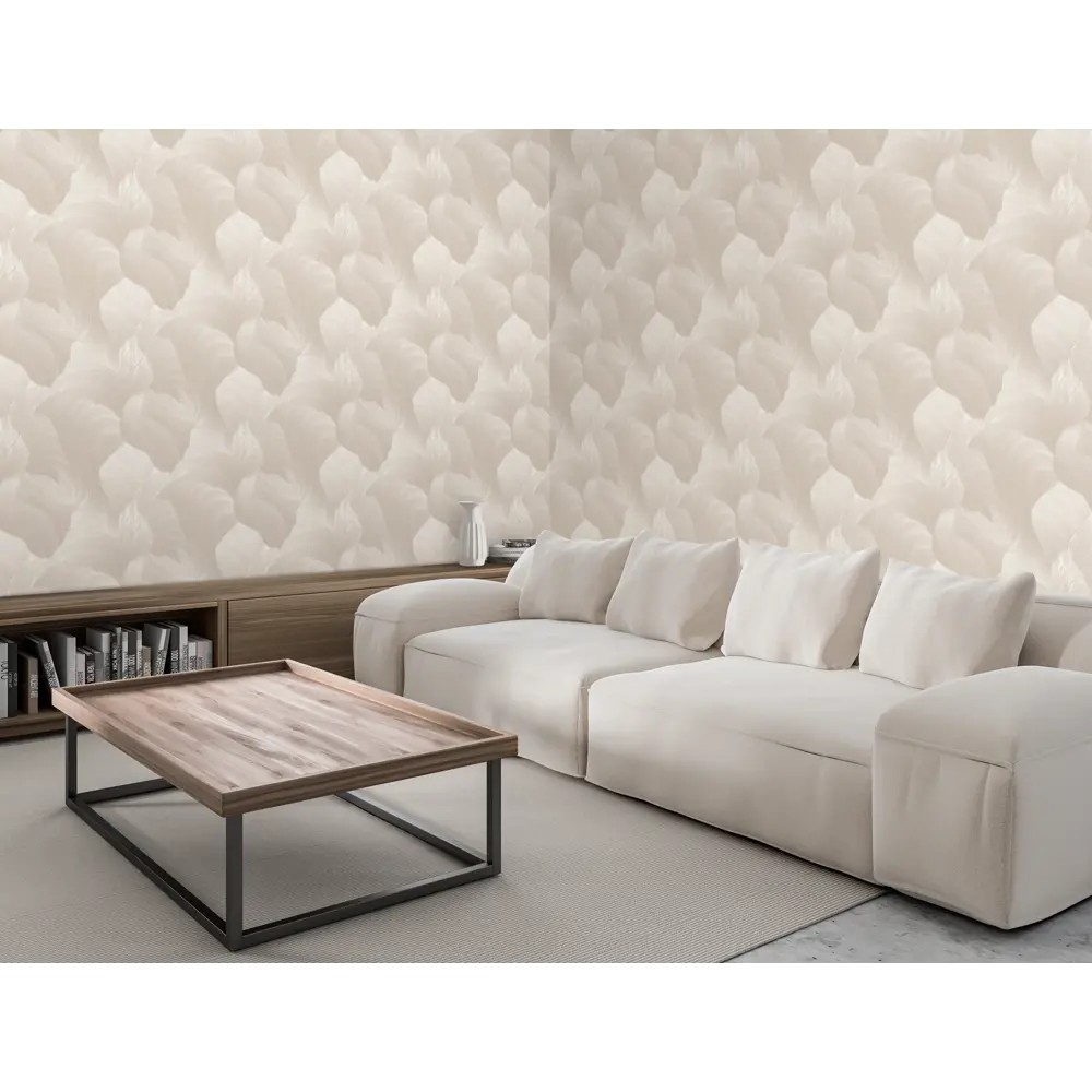 Обои флизелиновые Ateliero Zefir бежевые 1.06 м At588432 STLM-2171048 - Вид №5