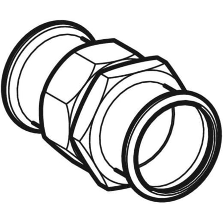 25320 Резьбовое соединение Geberit Mapress из углеродистой стали Geberit  - Вид №1