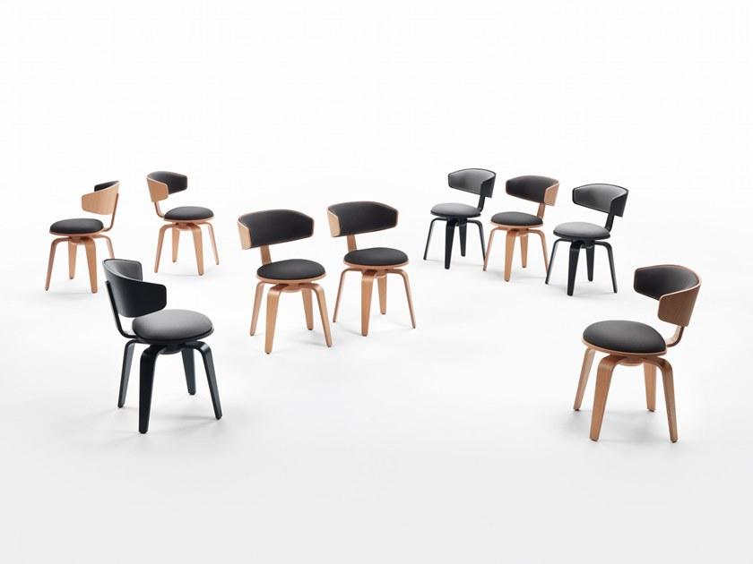 Marelli Вращающийся стул из дерева Pivot sun-id-1356416 - Вид №3