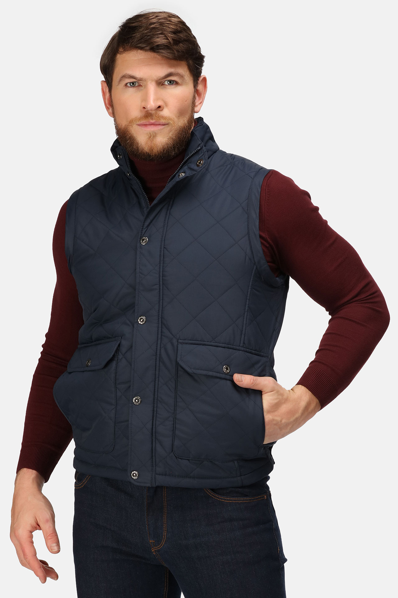 5042022 Жилет РЕГАТТА ПРОФЕШИОНАЛ ТАЙЛЕР утепленный синий  Зимняя спецодежда  размер M (48-50)  - Вид №2