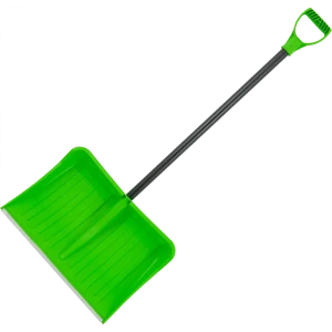 Лопата для уборки снега Павловская заря 53x130 см пластик с черенком
