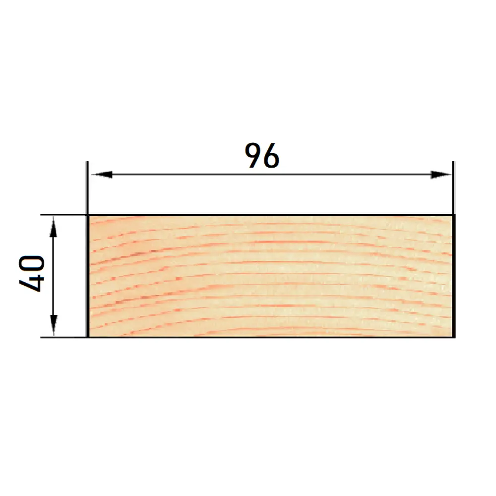 Строганая доска Santreyd 40x96x3000 мм для строительства и отделки 81947455 STLM-0014541 - Вид №5
