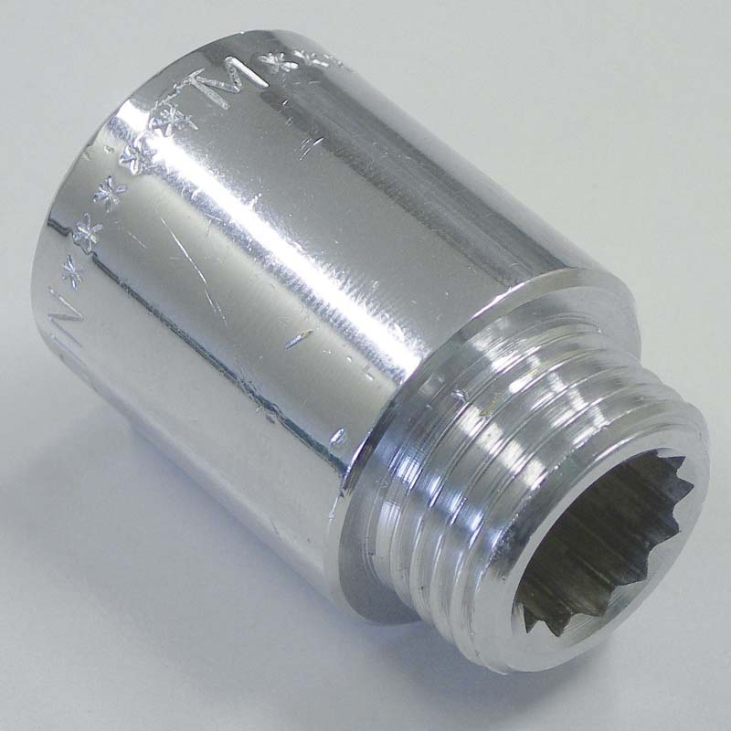 Удлинитель НВ хромированный TIEMME 1"х25мм 1500491