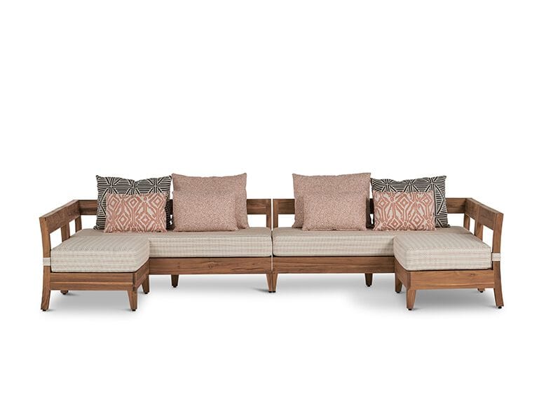 Садовый диван из тикового дерева Walters курорт ARCH-00032812 - Вид №1