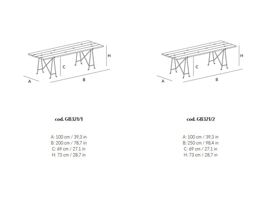 Прямоугольный обеденный стол из массива дерева Lando HAUTE COUTURE ARCH-00036359 - Вид №4