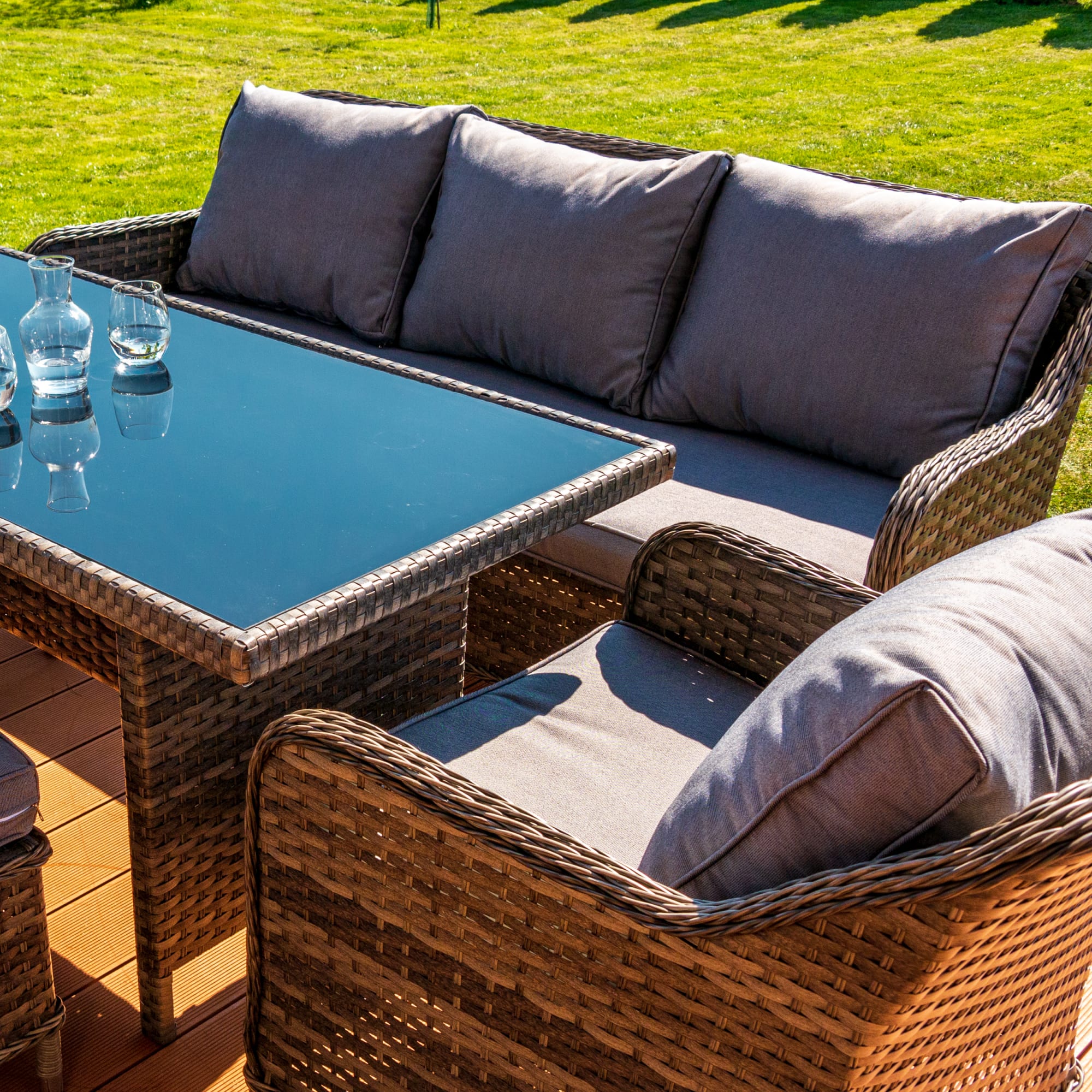 89129611 Набор садовой мебели для отдыха Emiliano Collection Cezar бежевый Santreyd  - Вид №4