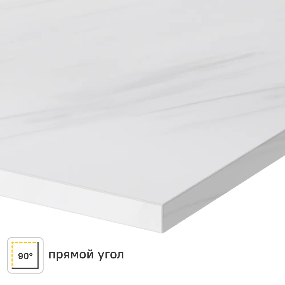 Столешница Неаполитано 240x60x2 см искусственный камень цвет белый Santreyd STLM-2045289