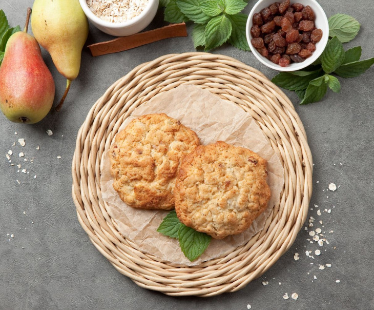 6406 Печенье овсяное с изюмом Вкусляндия 