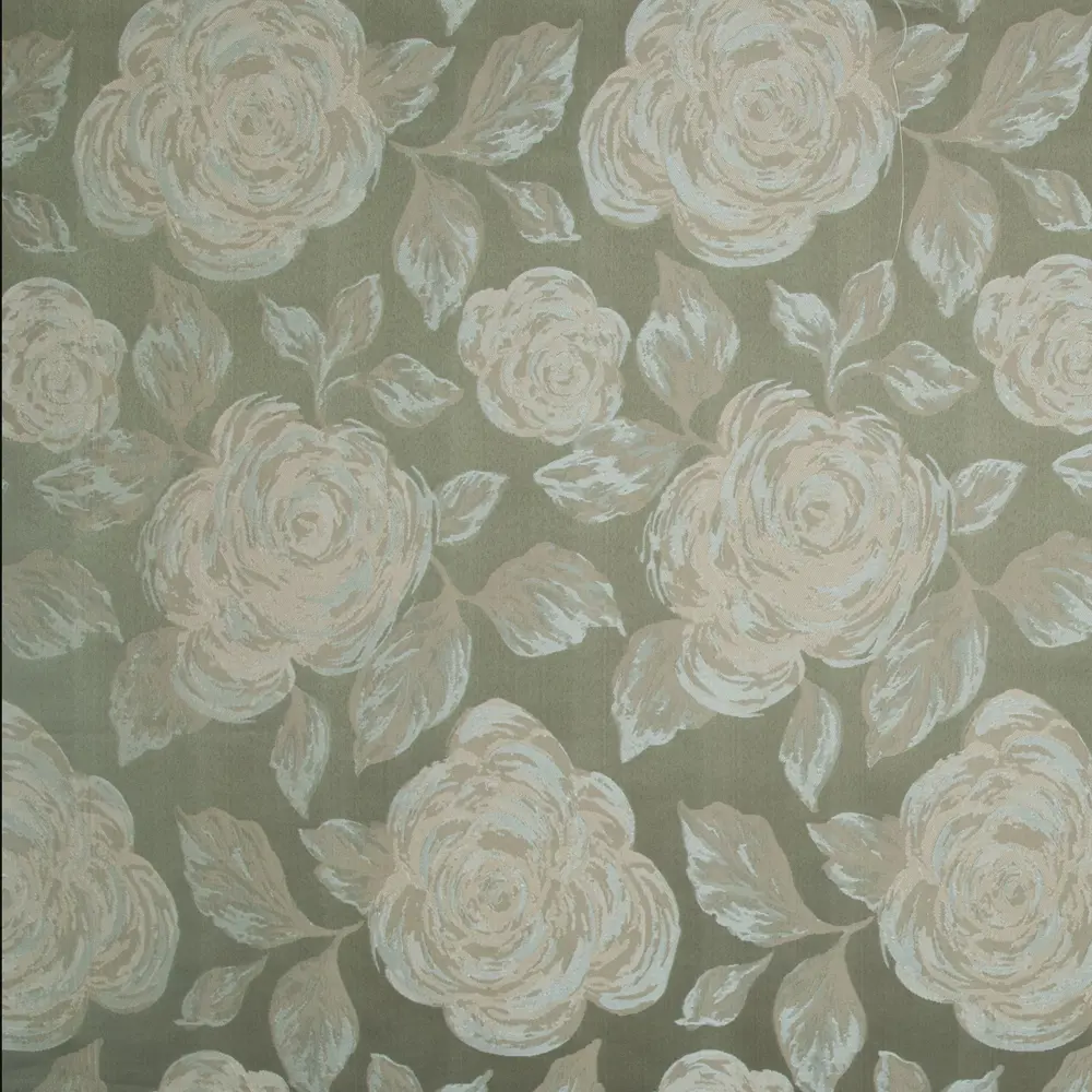 Ткань п/м Flora «Flowers» 140 см цвет зелёный AMETIST STLM-2208593 - Вид №1