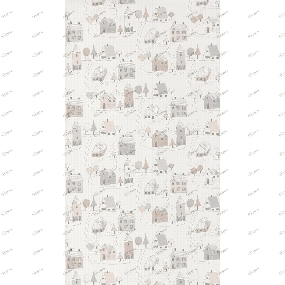 Рулон обоев HAPPY DREAMS HPDM82841329. Основа нетканый материал Casadeco