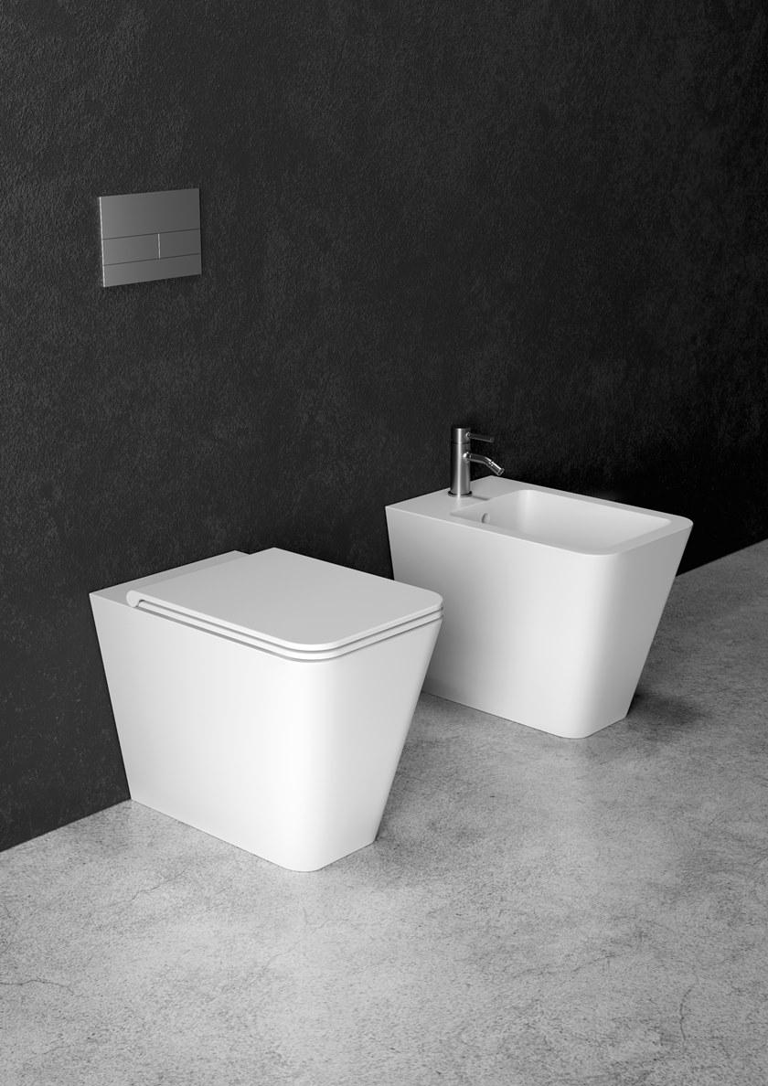 31190101 Приставной унитаз напольный Белый Alice Ceramica Hide Италия - Вид №3