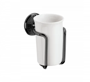Gentry Home Керамический держатель стакана Queen Темный никель GH100518