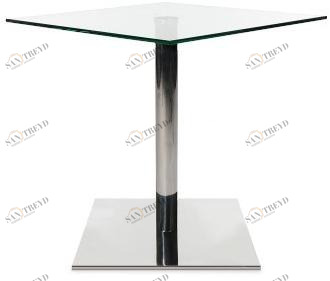 Wagner Квадратный журнальный столик из стали и стекла W-table sun-id-1493414