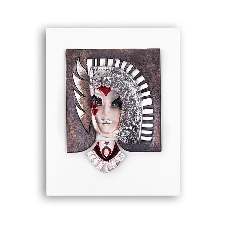 68066 Панно "Турандот II", красное, 380/480 мм Maleras 