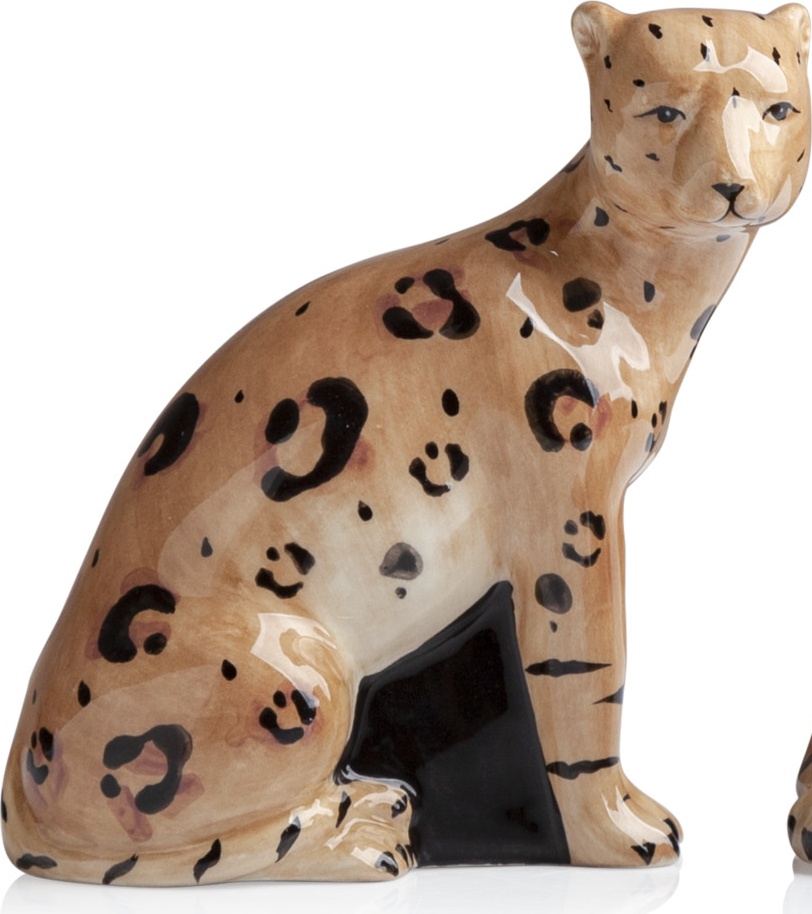 10643387 Certified International Набор для соли и перца 3D Certified Int. Экзотические джунгли.Леопарды, керамика Керамика 